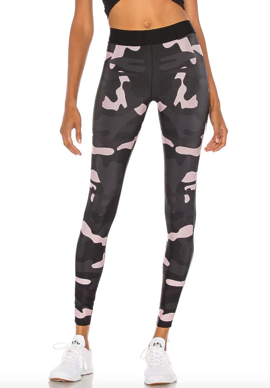 Ultracor Camo Collegiate Legging Black Blush Waistband Pull-On Size Medium M
